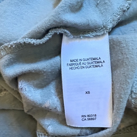 Lucky Brand Blue Floral Short Sleeve Tee - Picture 3 of 6